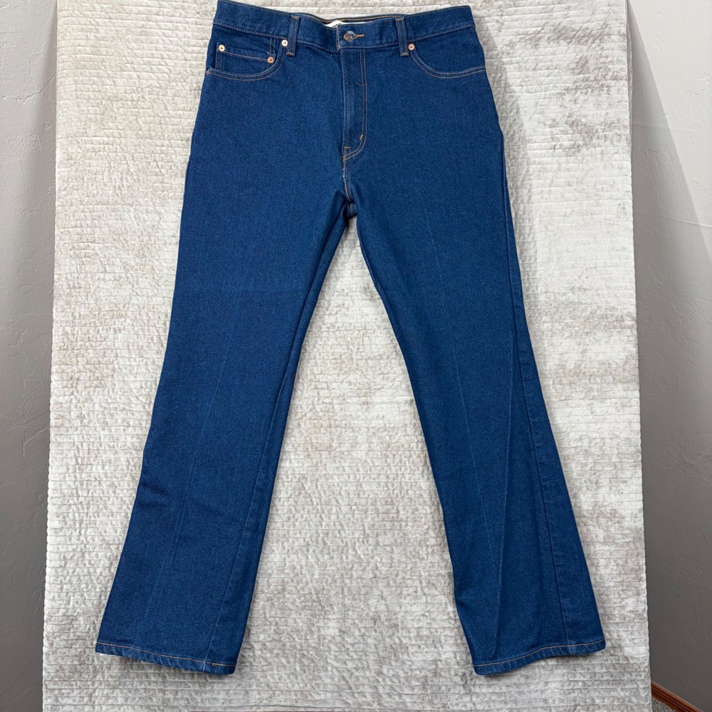 Vintage Levi's 517 Boot Cut Jeans Dark‎ Wash Denim W36 L32